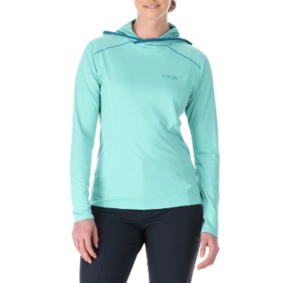 Rab Womens Medium Force Hoody Meltwater UPF Protection - Picture 1 of 11